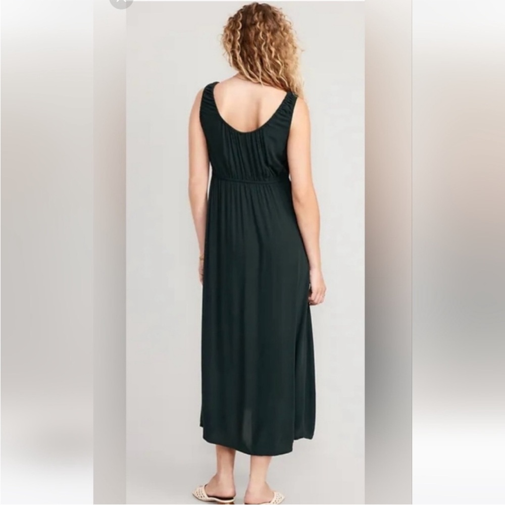 Old Navy Green Tie-Front Sleeveless Dress size M - Picture 8 of 8